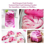 Dragon Fruit Powder Pink Pitaya 4oz, Vegan Gluten Free for Baking, Drinks, Smoothies & Natural Food Coloring