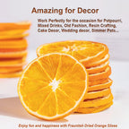 Dehydrated Orange Slices 100g, No Sugar & No Additives, Ideal for Cocktails, Garnishes, Cakes, Crafts and Tea Drinks