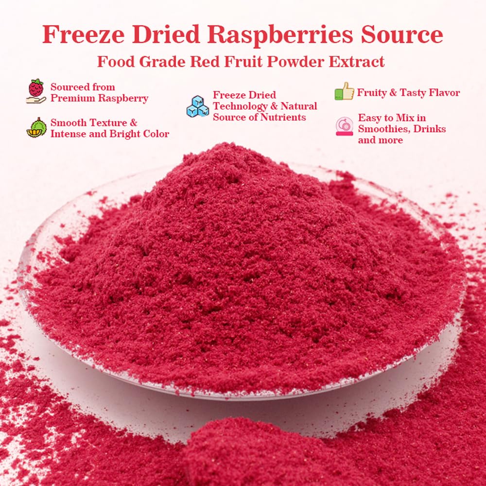 Freeze Dried Strawberry Powder 150g Strawberry Powder for Smoothie Cake Drinks and Baking Food Poudre de fraise
