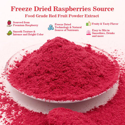 Freeze Dried Strawberry Powder 150g Strawberry Powder for Smoothie Cake Drinks and Baking Food Poudre de fraise