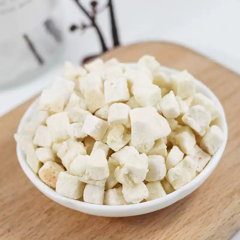 Freeze-Dried White Peach Dices