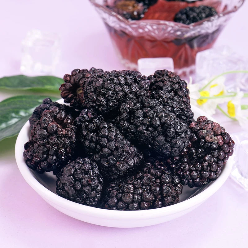5-Pack  Total 500g Bulk Freeze-Dried Blackberries  No Sugar Added Whole Blackberries