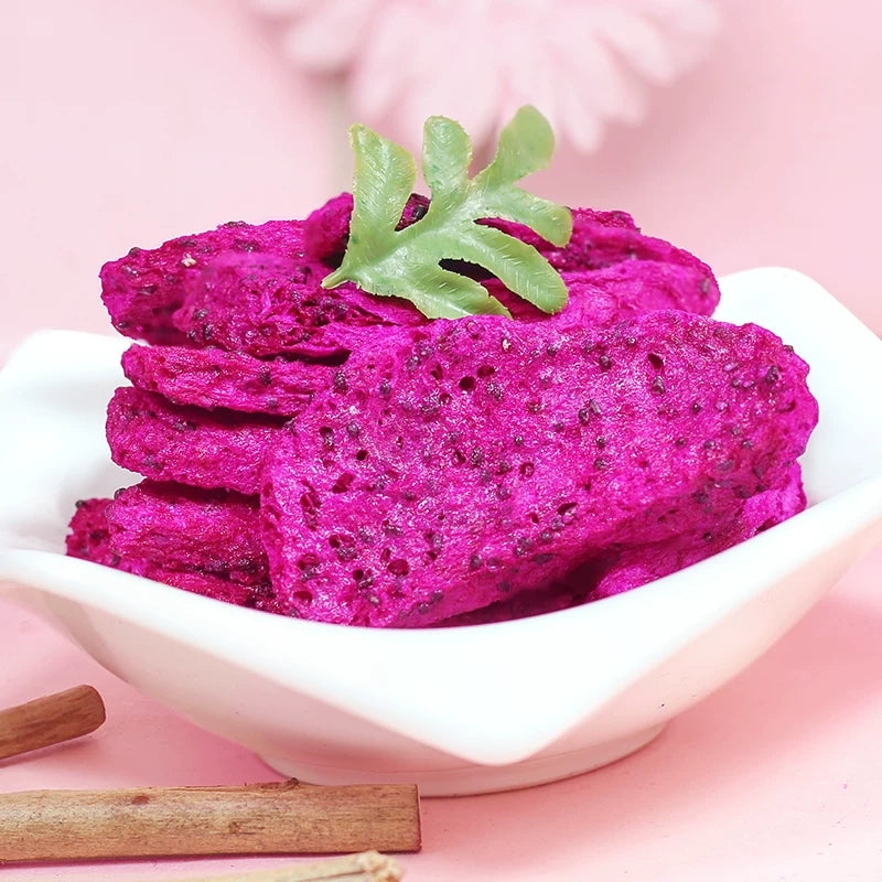 Freeze Dried Dragon Fruit Chunks