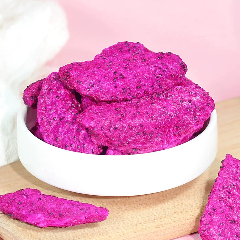 Freeze Dried Dragon Fruit Chunks