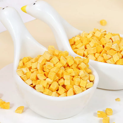 Freeze Dried Diced Mango 100% Mango Fresh & Rich Flavour Fruit Snack for Travel, Smoothies, Yogurt, Baking