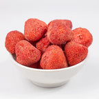 5-Pack Bulk Premium Freeze Dried Whole Strawberries Total 500g 100% Natural No Sugar Added,  No Additives