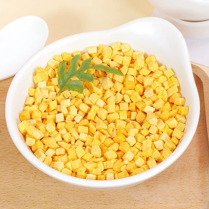 Freeze Dried Diced Mango 100% Mango Fresh & Rich Flavour Fruit Snack for Travel, Smoothies, Yogurt, Baking