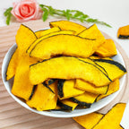 Dehydrated Pumpkin Chips, Crispy Vegetable Snacks