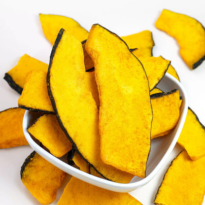 Dehydrated Pumpkin Chips, Crispy Vegetable Snacks