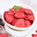 5-Pack Bulk Freeze-Dried Strawberry Slices Total 500g 100% Natural No Added Sugar