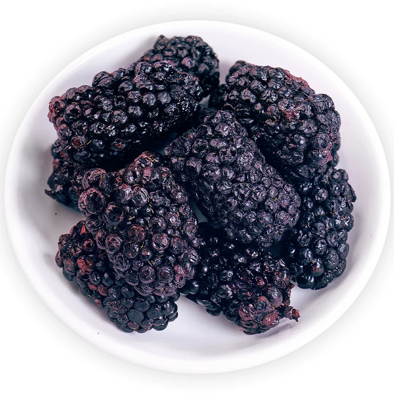 5-Pack  Total 500g Bulk Freeze-Dried Blackberries  No Sugar Added Whole Blackberries
