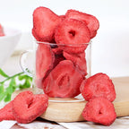 5-Pack Bulk Freeze-Dried Strawberry Slices Total 500g 100% Natural No Added Sugar