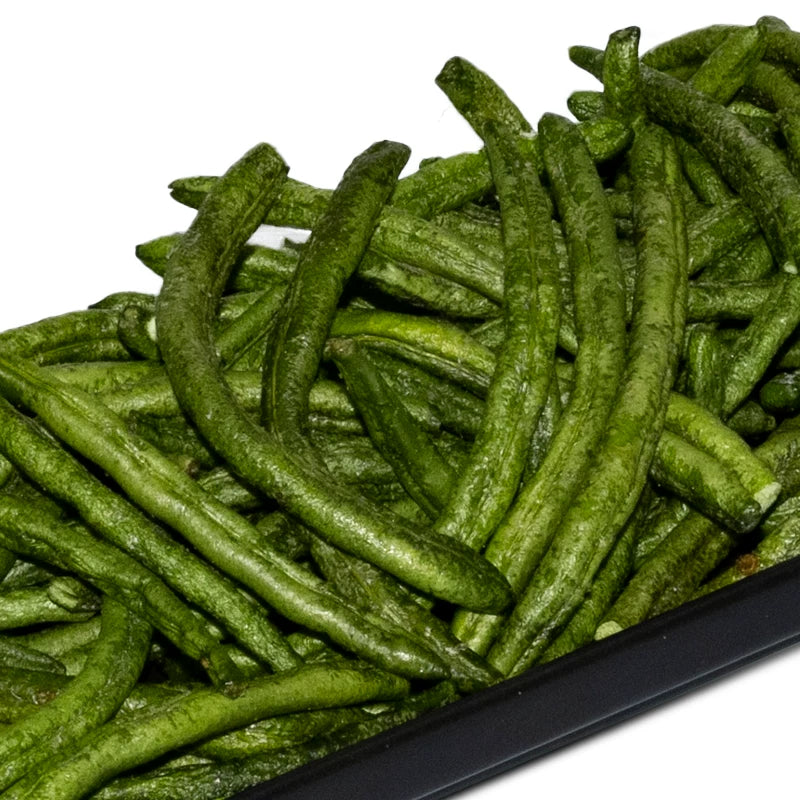 Dehydrated Green Bean Crisps, Ready-to-Eat Vegetable Snacks