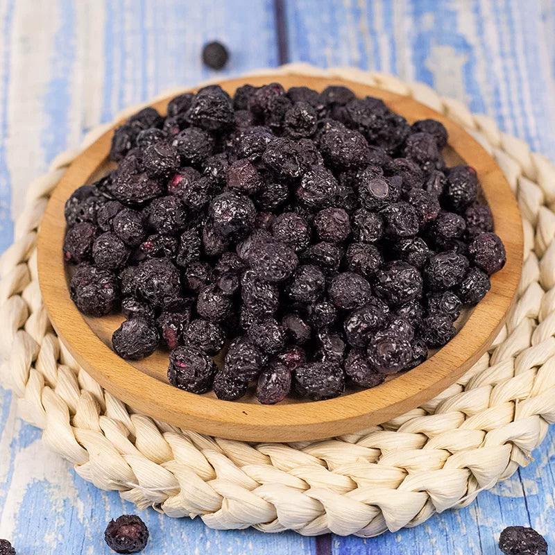 Freeze-Dried Blueberry Dices No Sugar Added, 100% Natural, Fruit Snacks