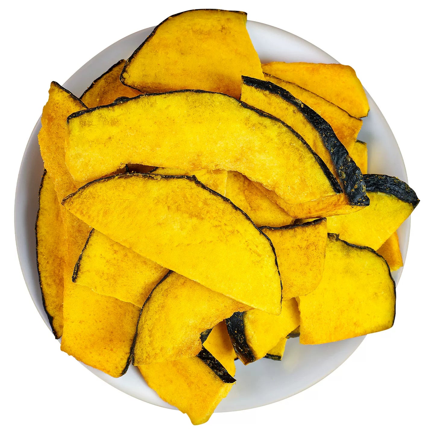 Dehydrated Pumpkin Chips, Crispy Vegetable Snacks